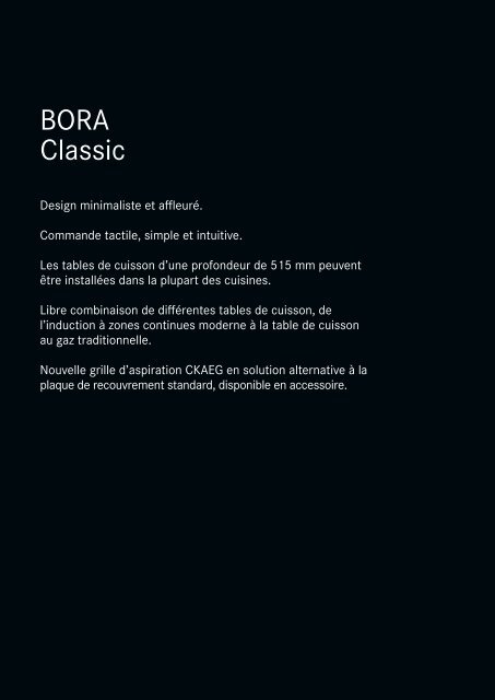 BORA Magazine 02|2018 – French