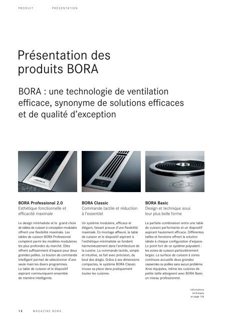 BORA Magazine 02|2018 – French