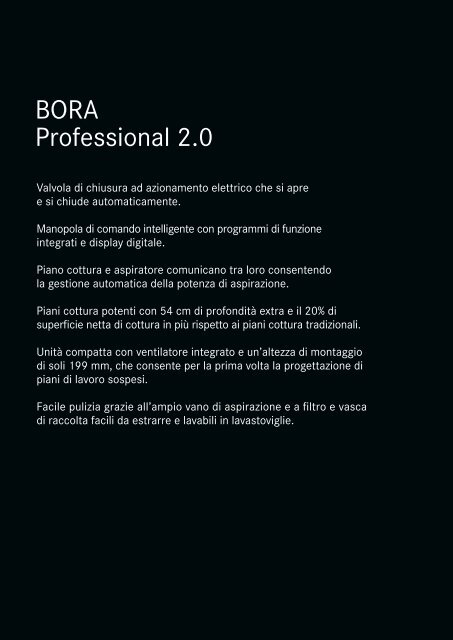 BORA Magazine 02|2018 – Italian