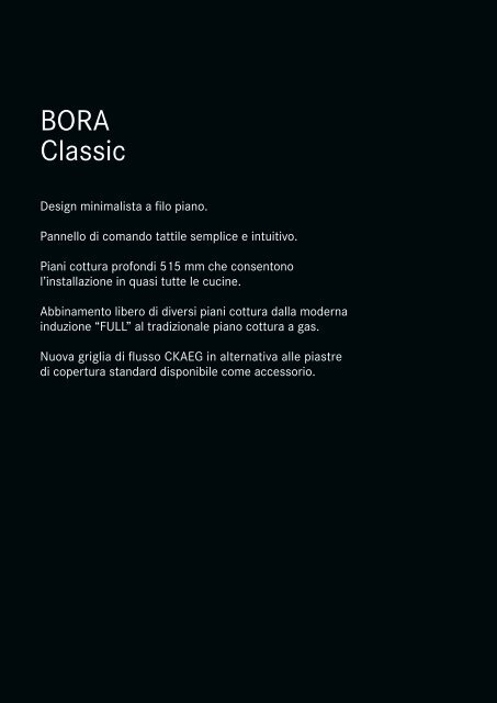 BORA Magazine 02|2018 – Italian