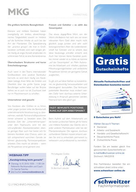 MkG-Fachinfomagazin Ausgabe 04/18