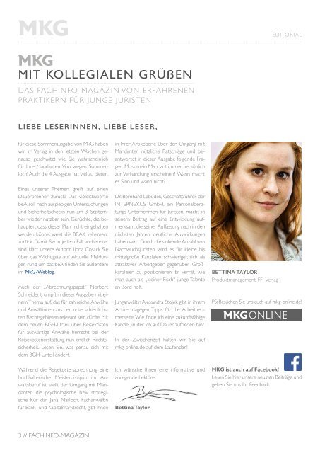 MkG-Fachinfomagazin Ausgabe 04/18