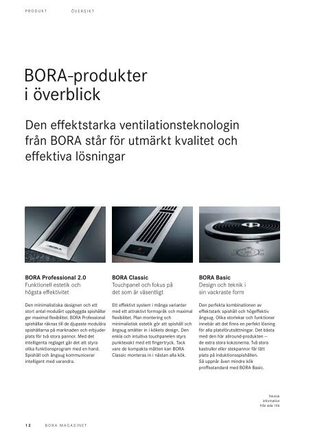 BORA Magazine 02|2018 – Swedish