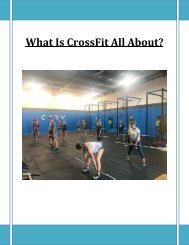 What Is CrossFit All About