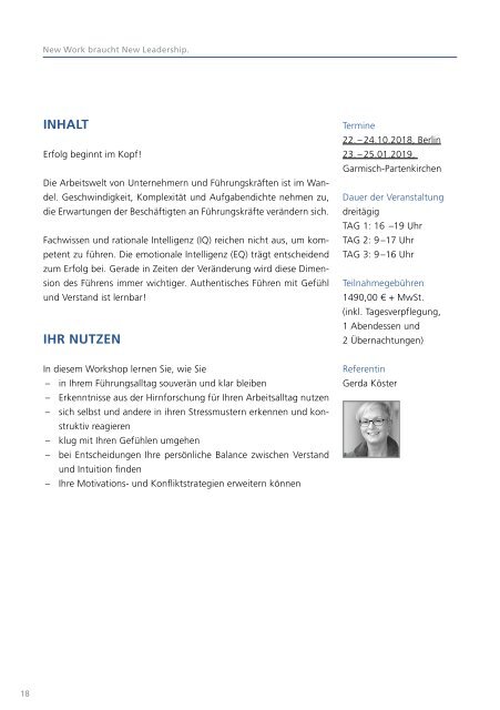 iGZ-Workshops für Führungskräfte