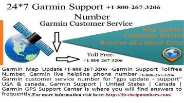 Garmin GPS Support from Experts Now Use Gps Garmin Support +1-800-267-3206 to get Assistance on Garmin Products.