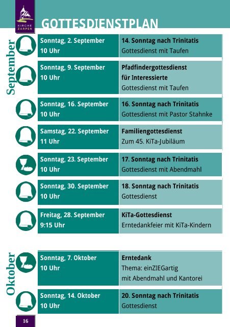 Gemeindebrief September Oktober November 2018 ONLINE