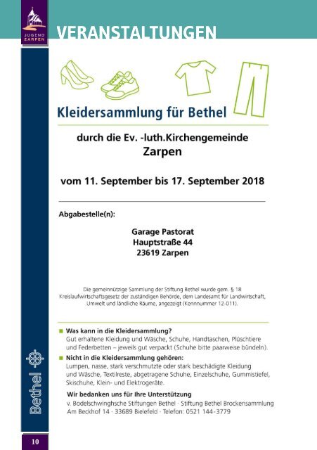 Gemeindebrief September Oktober November 2018 ONLINE