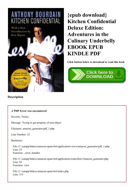 Kitchen Confidential Pdf