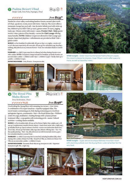 Venture Far - Bali 18/19 Brochure