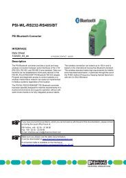 Data Sheet DB EN PSI-WL-RS232-RS485/BT