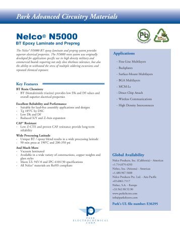 Nelco® N5000 - Park Electrochemical Corp.