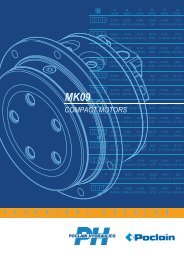 COMPACT MOTORS - Poclain Hydraulics