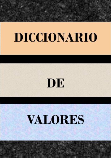 DICCIONARIO DE VALORES