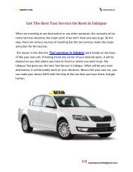 Get The Best Taxi Service On Rent in Udaipur (1)