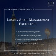 LBI Corporate Training Solution: Luxury Store Management Excellence (English)