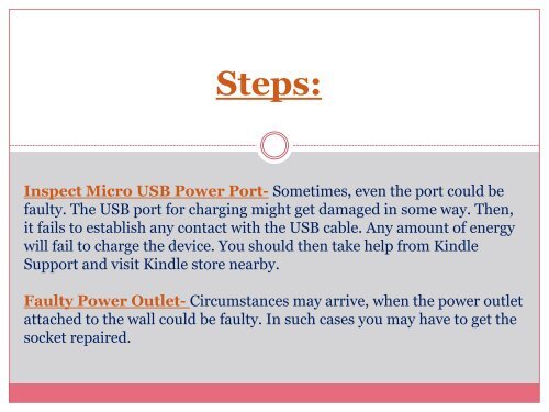 What To Do When Your Kindle Is Not Charging?