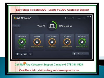 Easy Steps To Install AVG TuneUp Via AVG Customer Support