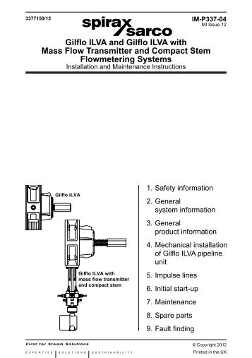 Gilflo ILVA and Gilflo ILVA with Mass Flow Transmitter and Compact ...