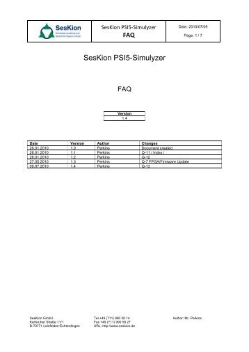 PSI5-Simulyzer FAQ