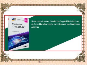 Neem contact op met Bitdefender Support Nederland om de firewallbescherming te leren Kenmerk van Bitdefender Antivirus