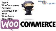 Top 5 WooCommerce Payment Gateways For Your WordPress Site-(2018)