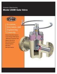 Model 200M Gate Valve Invention, Innovation, and Engineering ...