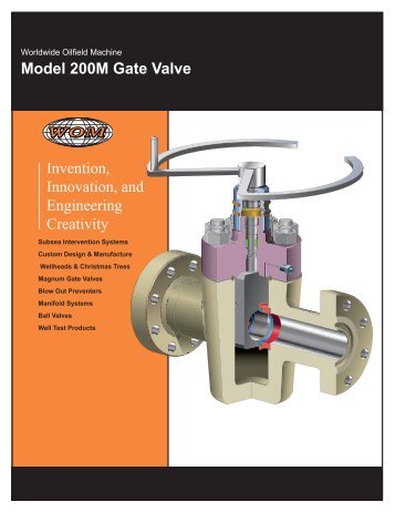 Model 200M Gate Valve Invention, Innovation, and Engineering ...