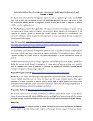 Automotive battery thermal management system market