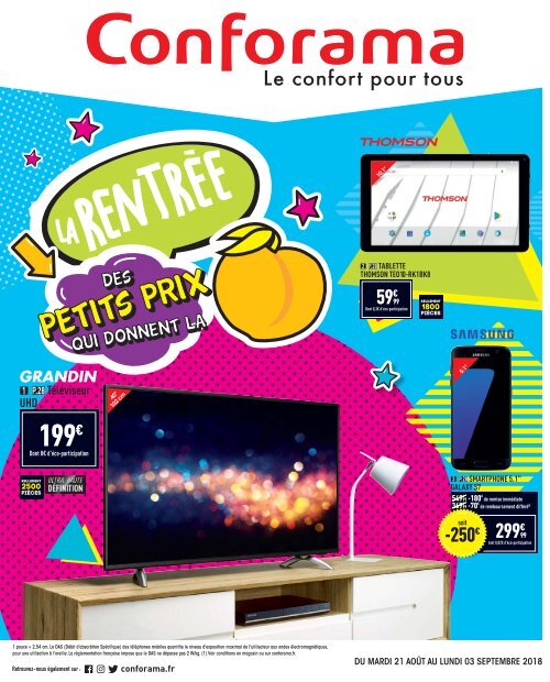 Eclairage LED (buffet et banc TV) OVIO BLANC - Conforama