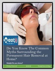 Do You Know The Common Myths Surrounding the Permanent Hair Removal at Home