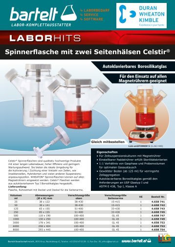 Wheaton Celstir Spinnerflaschen Aktion