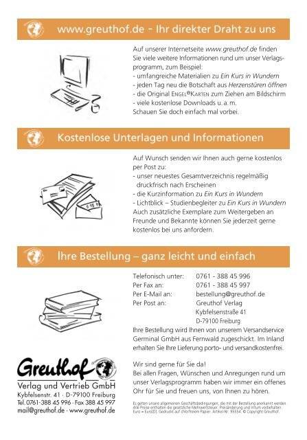 Gesamtverzeichnis - Greuthof Verlag