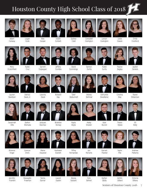 Seniors of Houston County 2018