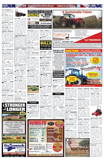 American Classifieds/Thrifty Nickel Aug. 23rd Edition Bryan/College Station