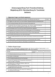 Zulassungsprüfung Fach Finanzbuchhaltung Wegleitung 2012 ...