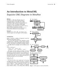 An Introduction to MetaUML Exquisite UML Diagrams in MetaPost