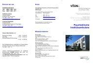 Psychiatrische Institutsambulanz - Vitos Gießen-Marburg