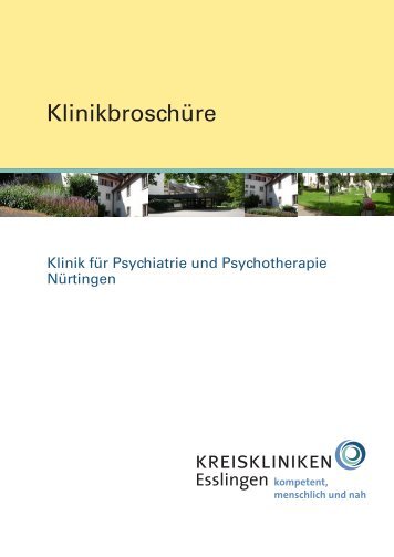 Psychiatrie Klinikbroschüre - Kreiskliniken Esslingen