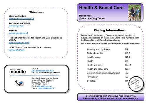 Health and Social Care