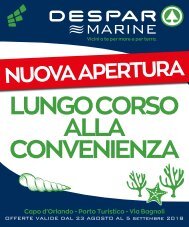 Despar Marine Volantino 23 Agosto - 5 Settembre  2018