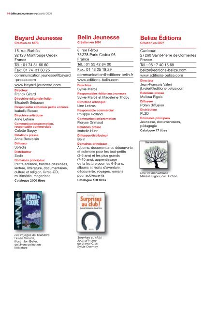 2009 Catalogue des exposants - Salon du livre et de la presse ...