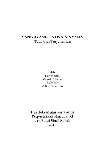 Sanghyang Tatwa Ajnyana