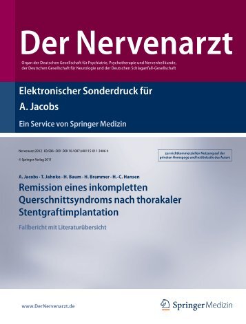 Der Nervenarzt - FEK Friedrich-Ebert-Krankenhaus Neumünster