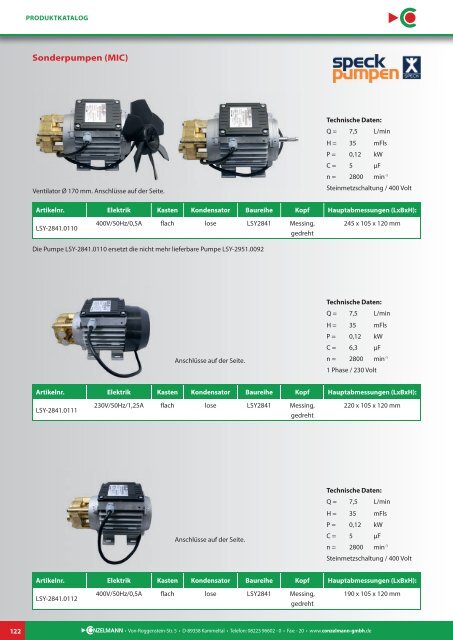 Conzelmann Schweißhandelsgesellschaft – Produktkatalog 2018