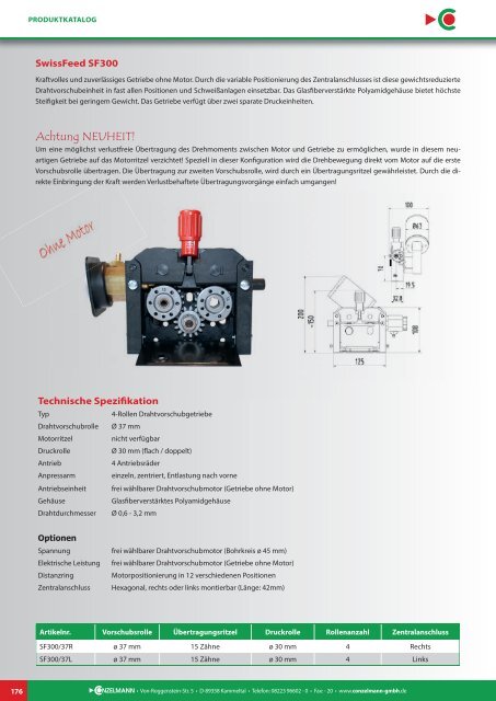 Conzelmann Schweißhandelsgesellschaft – Produktkatalog 2018