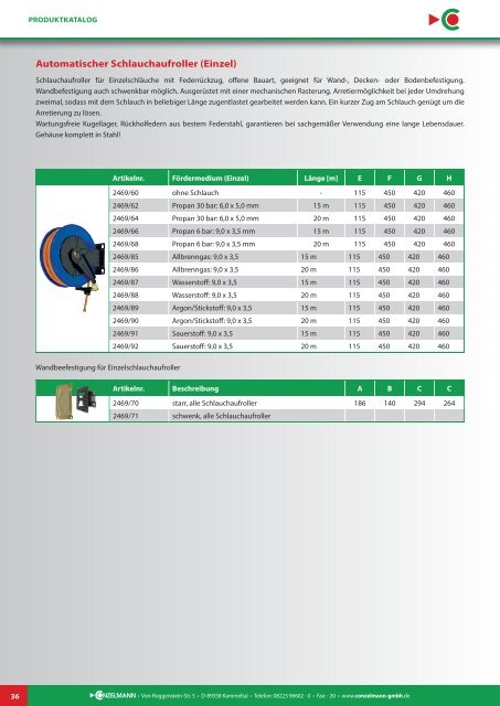 Conzelmann Schweißhandelsgesellschaft – Produktkatalog 2018