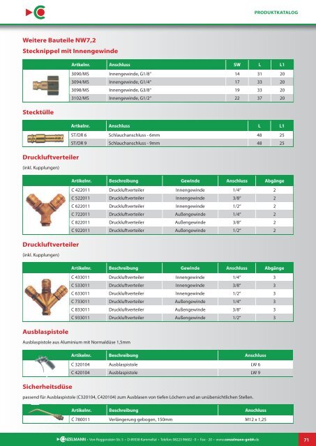 Conzelmann Schweißhandelsgesellschaft – Produktkatalog 2018