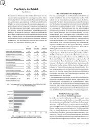 Psychiatrie im Betrieb - Privatklinik Dr. Reischle