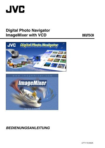 Digital Photo Navigator ImageMixer with VCD - JVC